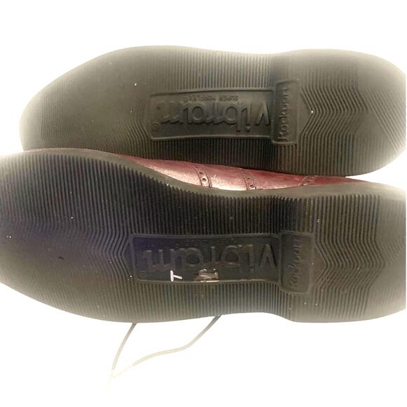 Rockport DresSports Leather Wingtip Shoes 12 Bown Vibram Superflex Soles - Picture 10 of 12